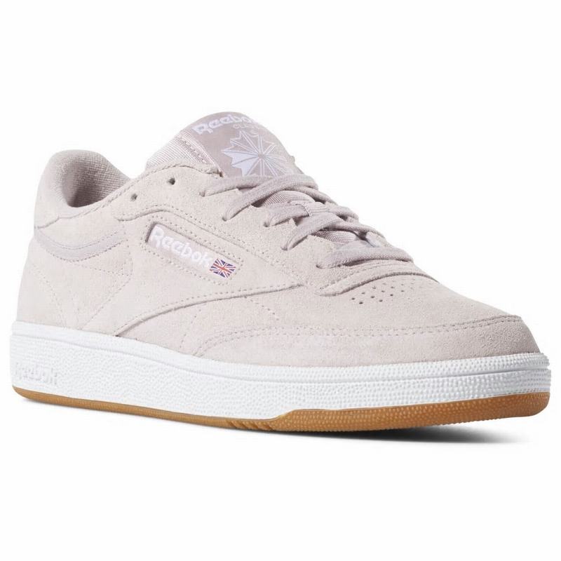 Tenisi Reebok Club C 85 Dama Gri/Albi Romania RE1889WS